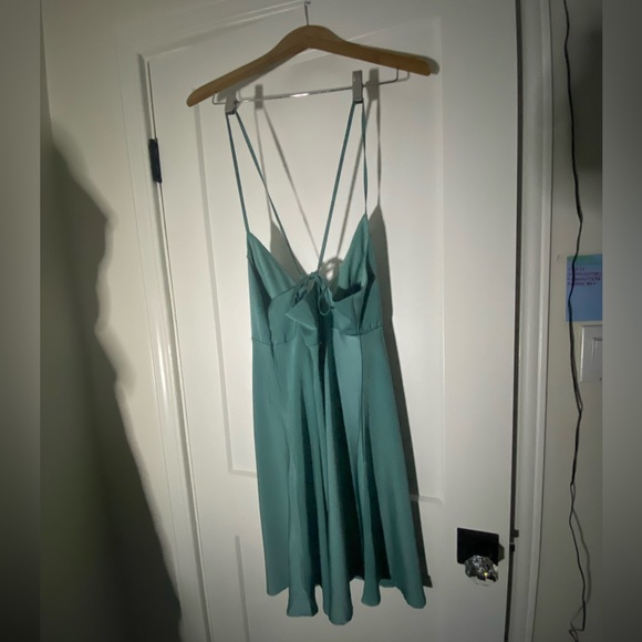 XL, silk slip dress, Forever 21 - Picture 2 of 2